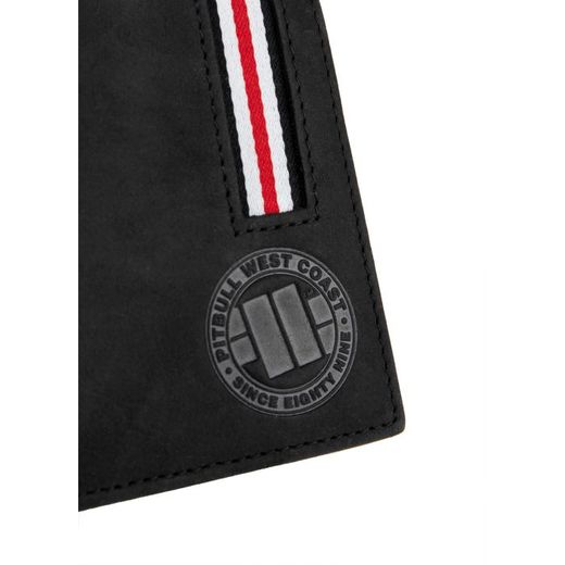 Leather wallet PIT BULL &quot;Lin Wood&quot; - black
