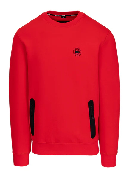 PIT BULL "DOGWOOD" men's sweatshirt - red