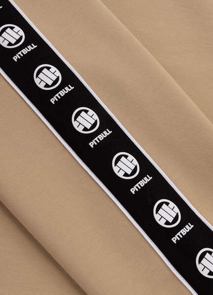 PIT BULL TAPE NUGGET Zip-up Hoodie - Sand