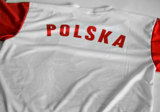 Koszulka piłkarska "Polska" - biała