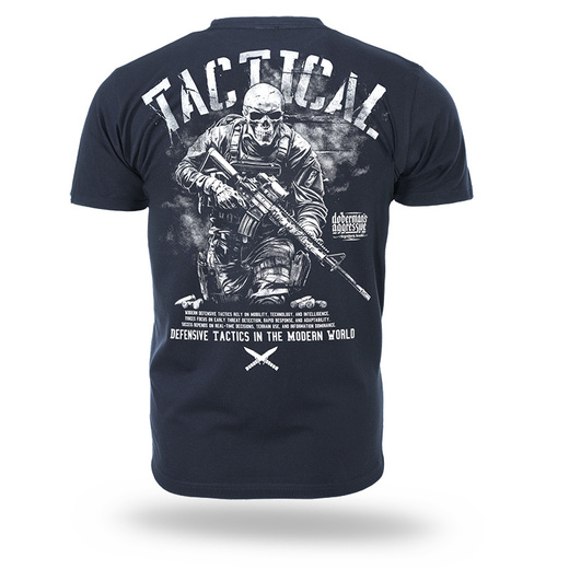 Koszulka T-shirt Dobermans Aggressive "TACTICAL SOLDIER" TS394 - granatowa