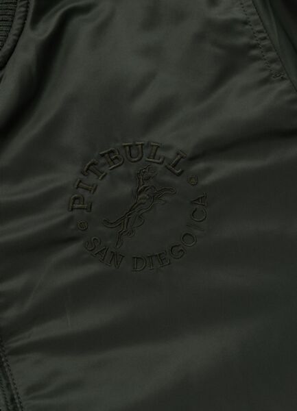 PIT BULL "HACKET" transitional bomber jacket - dark green
