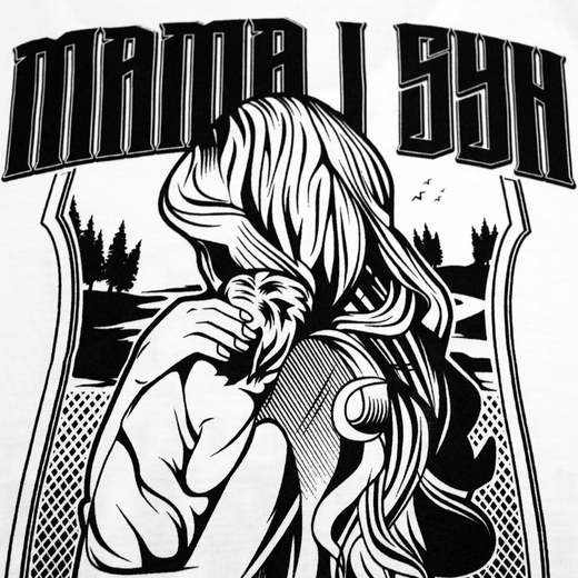 Koszulka damska "Mama i Syn" - biała