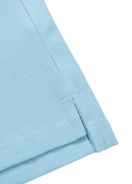 Koszulka Polo Pit Bull Pique Stripes Regular - błękitny