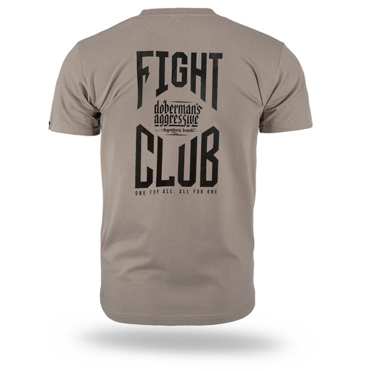 Koszulka T-shirt Dobermans Aggressive "FIGHT CLUB TS423" - beżowa