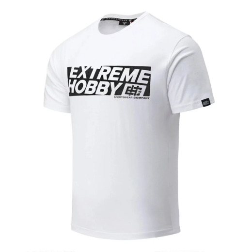 Koszulka T-shirt męski Extreme Hobby "BLOCK 2026" - biały
