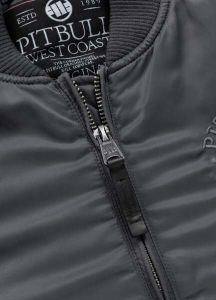 PIT BULL "HACKET" transitional bomber jacket - graphite