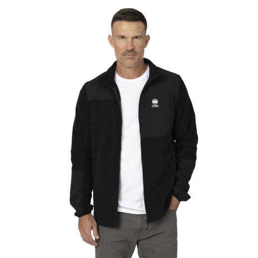 Bluza polarowa rozpinana PIT BYULL "CAMERON" - czarny