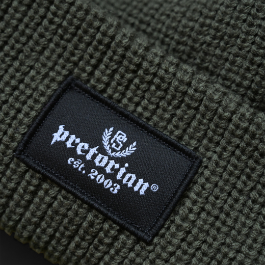 Czapka zimowa Pretorian "Ribbed Est.2003" - khaki