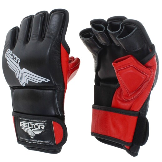 Pride Beltor MMA Gloves - Black/Red