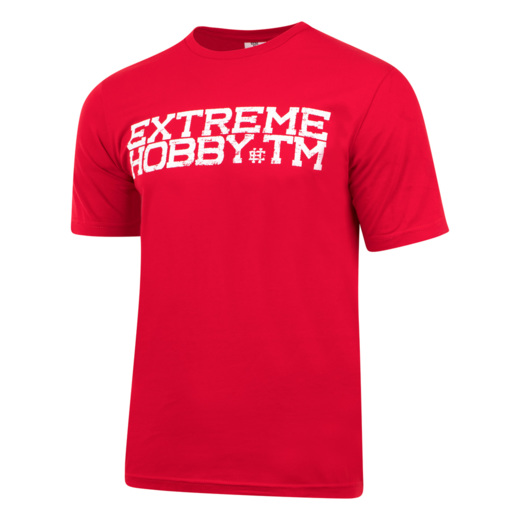  Koszulka T-shirt  Extreme Hobby "Brushed Block" - czerwony