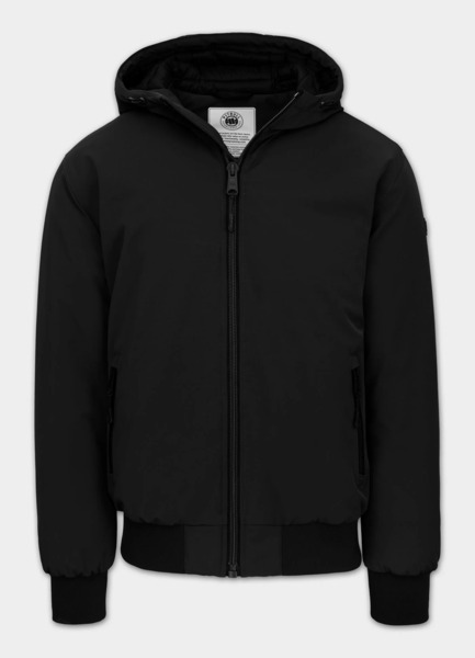 Kurtka zimowa z kapturem PIT BULL "YORK" - czarny