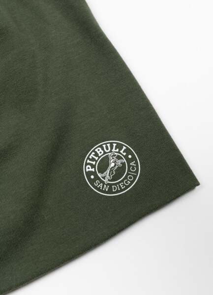 PIT BULL "SAN DIEGO CA" cotton winter hat - olive
