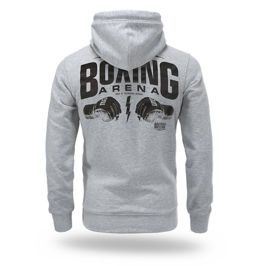Dobermans Aggressive &quot;BOXING ARENA BK393&quot; Hoodie - Gray