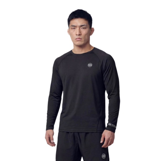 Longsleeve Mesh performance PIT BULL "RUNWAY" - czarny