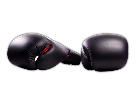 Top King boxing gloves "SUPER" TKBGSV "SUPER" (black / red palm) "K"
