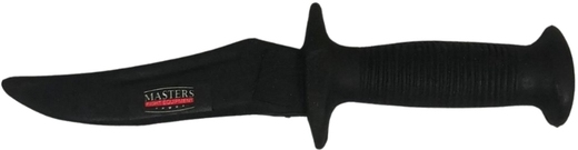 MASTERS-01 rubber knife black 