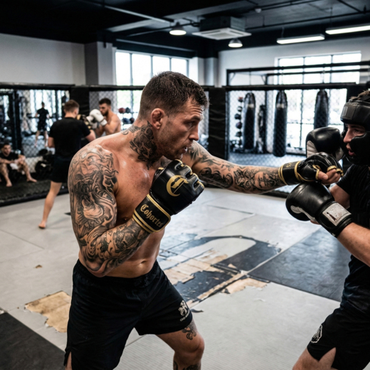 Rękawice MMA Cohortes "Gold Circum"