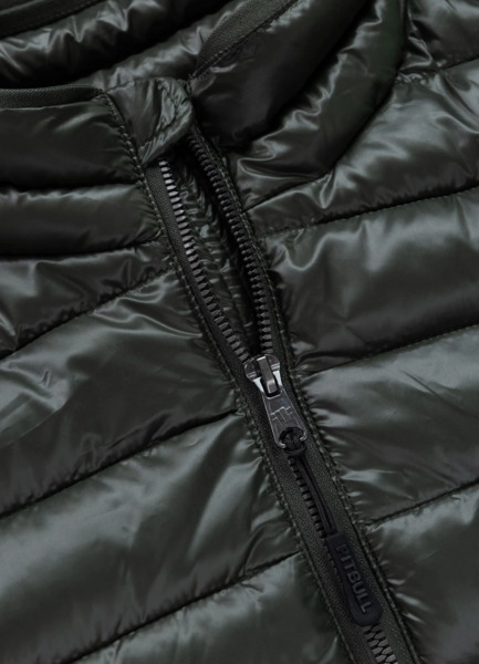 Kurtka pikowana przejściowa PIT BULL "HARPER" - ciemny zielony