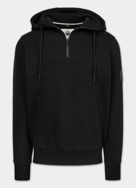 Bluza męska z kapturem PIT BULL "GIBSON" - czarno/czarna