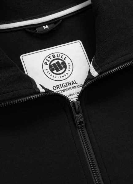 Bluza rozpinana PIT BULL "SAMPSON" - czarny
