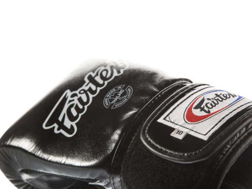 Rękawice bokserskie FAIRTEX BGV1-B (black) breathable "K"