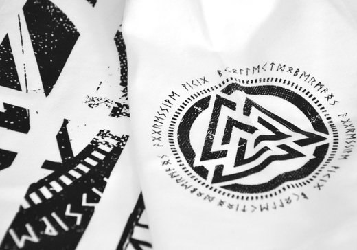 Dobermans Aggressive T-shirt &quot;Viking Soul TS211&quot; - white