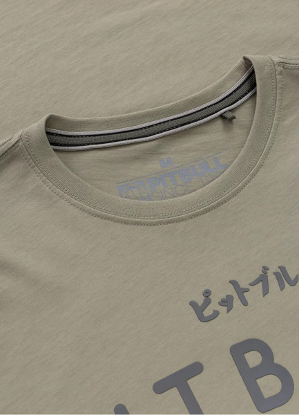 PIT BULL &quot;MT. FUJI&quot; Men&#39;s T-Shirt - Grey Olive