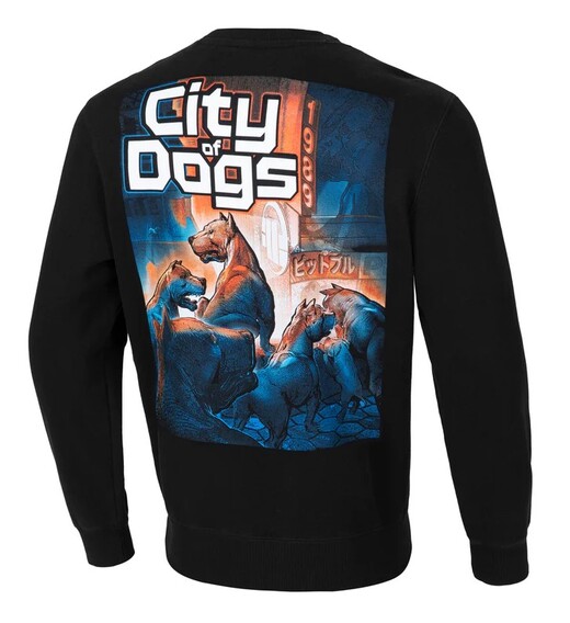 PIT BULL &quot;CITY OF DOGS&quot; sweatshirt - black