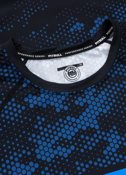 Rashguard PIT BULL "HEX CAMO HILLTOP" - niebieski