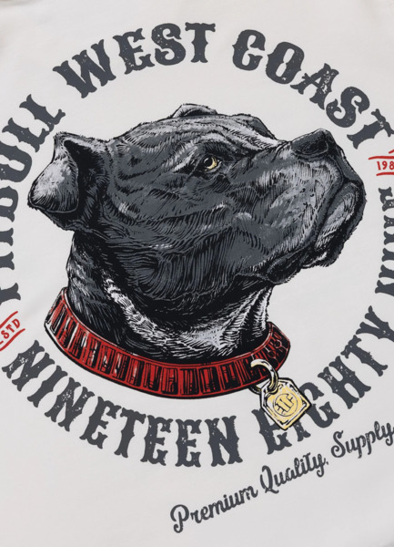 Bluza PIT BULL "STRENGTH & RESPECT" - off-white