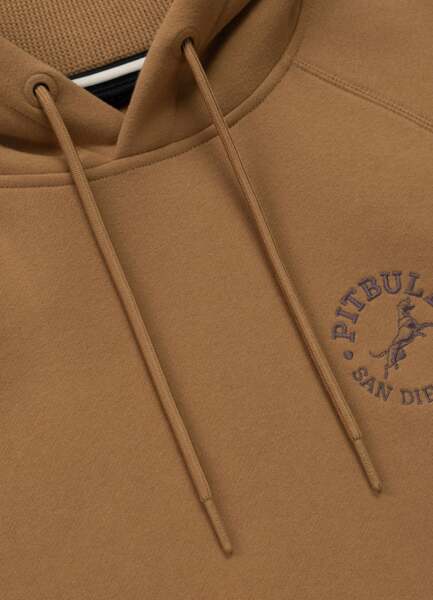 Men's PIT BULL "SAN DIEGO CA" Hoodie - Honey