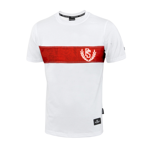 Koszulka Pretorian "Trouble Red Strap" - biała