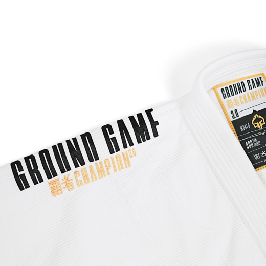 Kimono / Gi for BJJ Ground Game "Champion 3.0" - white
