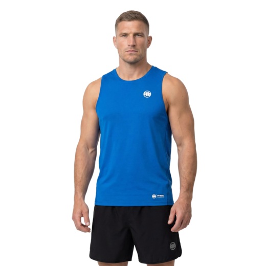 Tank Top Mesh PIT BULL "RUNWAY" - niebieski