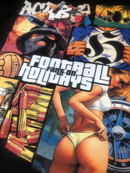 Bluza z kapturem Extreme Adrenaline "Football Fans on Holidays"