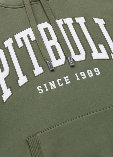 PIT BULL "Norton" Men's Hoodie - Olive