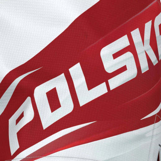 Spodenki athletic Extreme Hobby | POLSKA ULTIMATE - biały