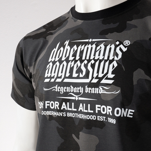 Koszulka T-shirt Dobermans Aggressive "LEGANCY TS403" - beżowa