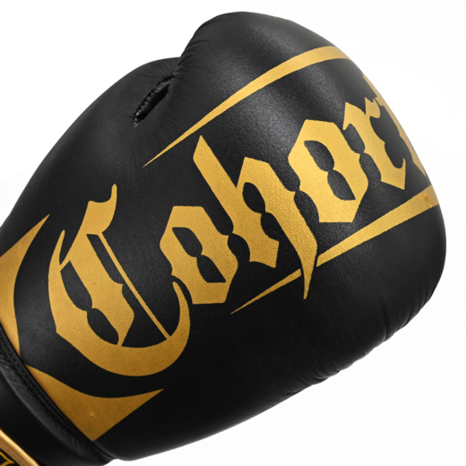 Cohortes "Cornibus Cohort" leather boxing gloves - black/gold