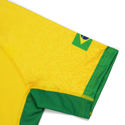 Rashguard GROUND GAME Brazil Football krótki rękaw