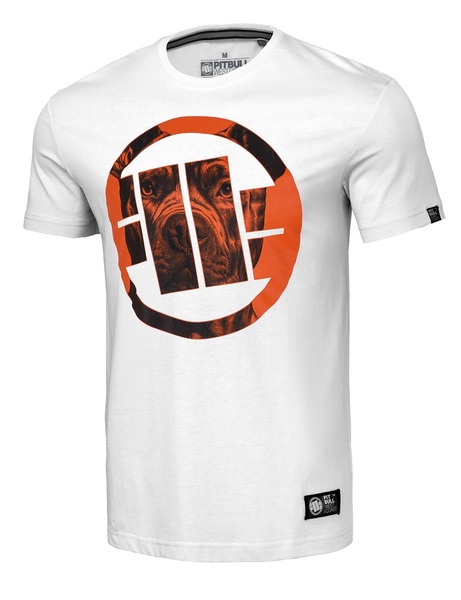 PIT BULL &quot;Orange dog&quot; T-shirt - white