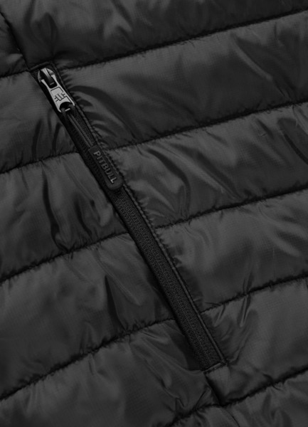 Kurtka hybrydowa przejściowa z kapturem PIT BULL "PALOMAR" - czarny