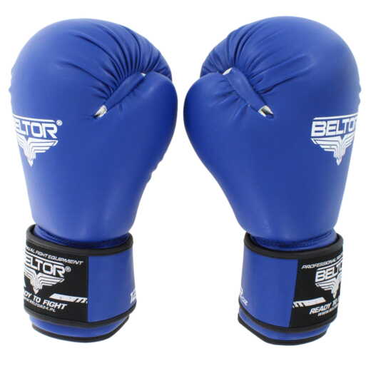 Spartacus Platinum Fighter Beltor boxing gloves - blue