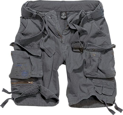 Brandit cargo shorts &quot;Savage Vintage&quot; - anthracite