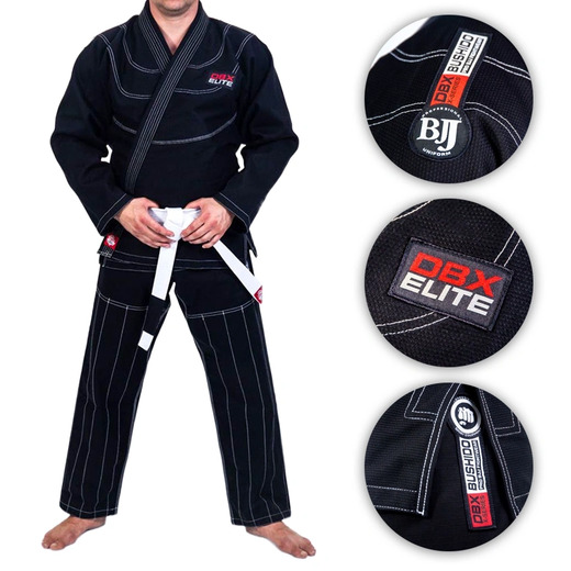 Kimono / GI do treningu BJJ - DBX ELITE + Pas - czarne