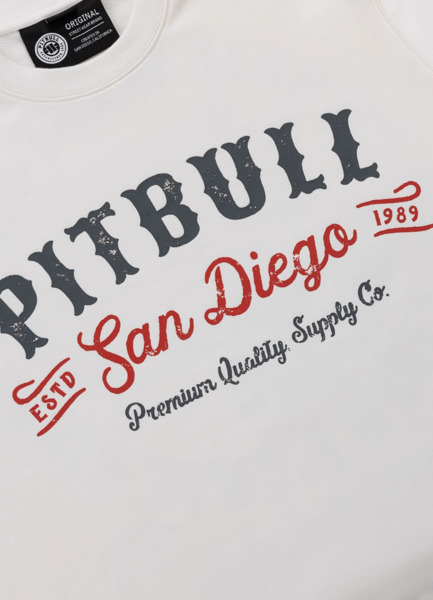 Bluza PIT BULL "STRENGTH & RESPECT" - off-white