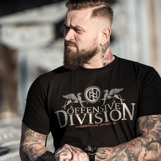 Longsleeve Dobermans Aggressive "GRIFFINS DIVISION" LS233" - granatowy