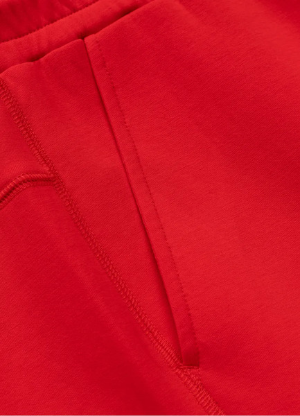  PIT BULL men&#39;s sweatpants &quot;DOGWOOD POCKET&quot; - red fluo
