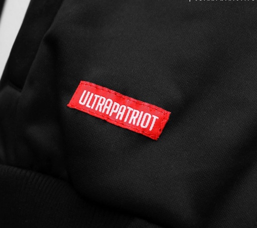 Bluza rozpinana na stójce "Orzeł" UltraPatriot - czarna